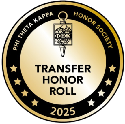 PTK Transfer Honor Roll - 2025