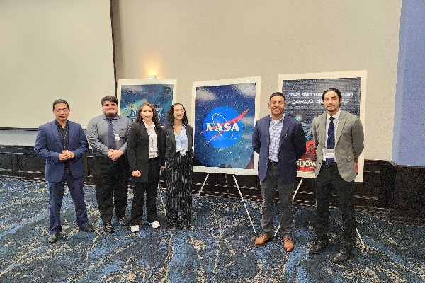 Student participants at NASA competition