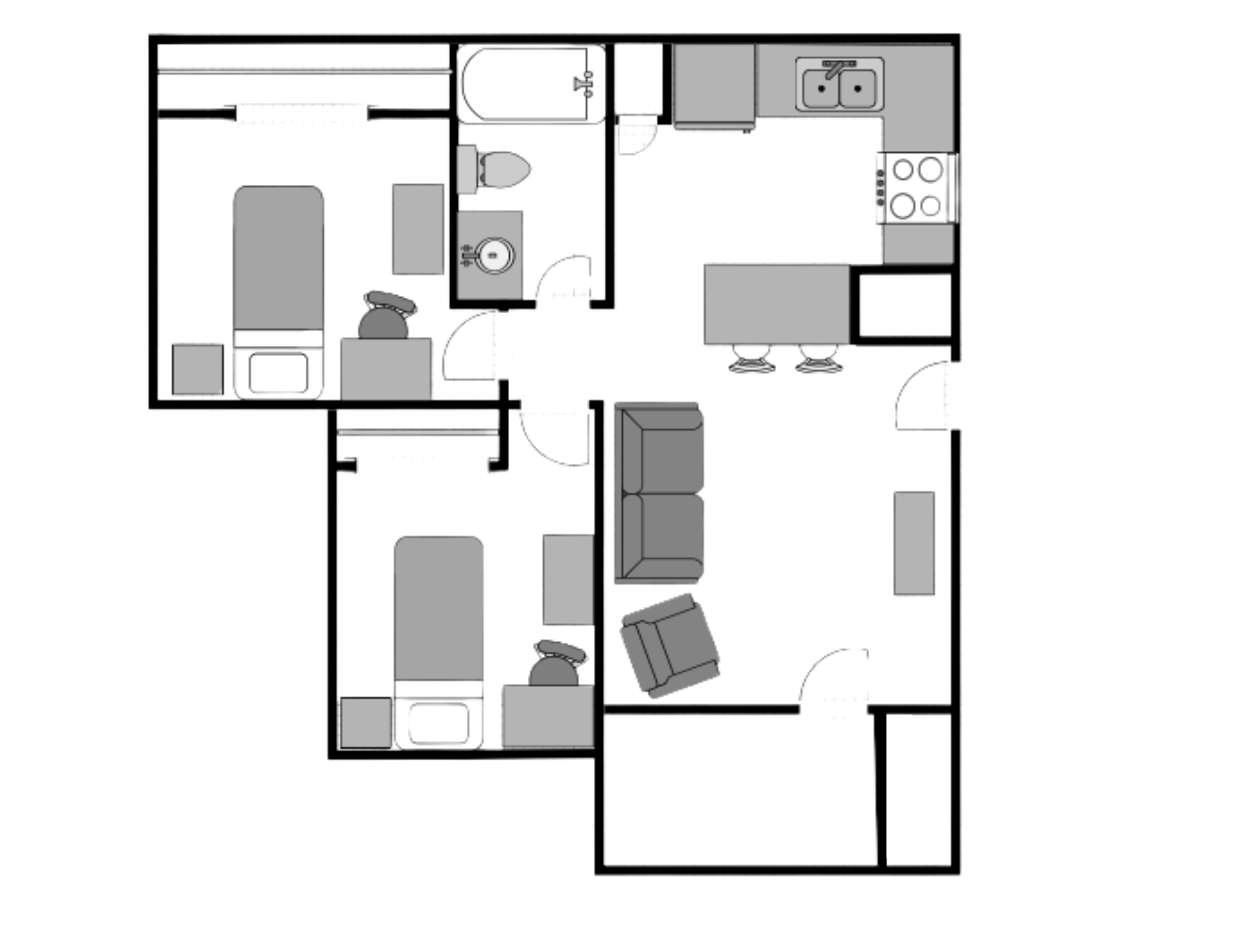 Miramar 2x1 Apartment