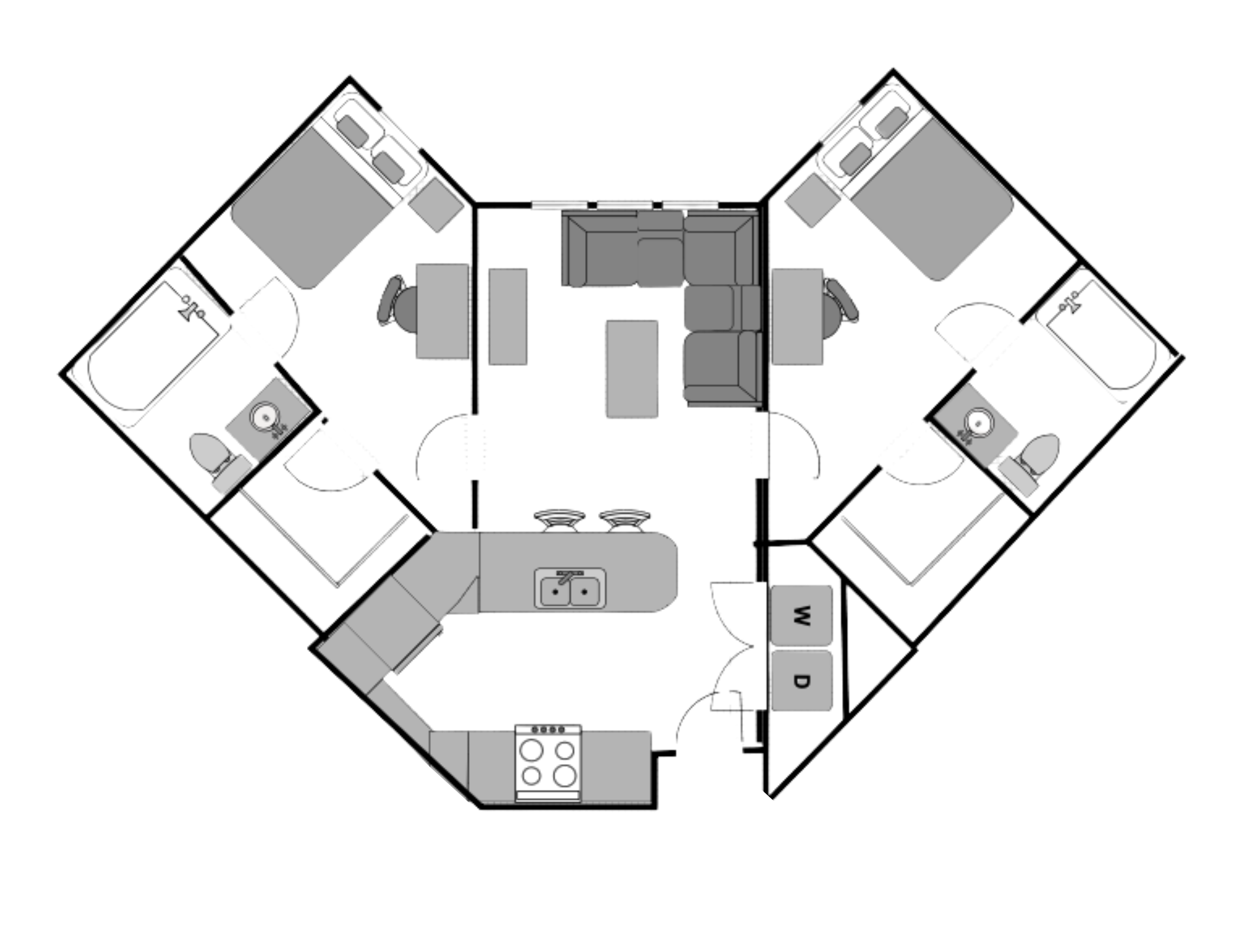 Momentum Village 2x2 Apartment 