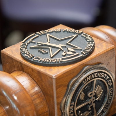Scepter with TAMUCC seal