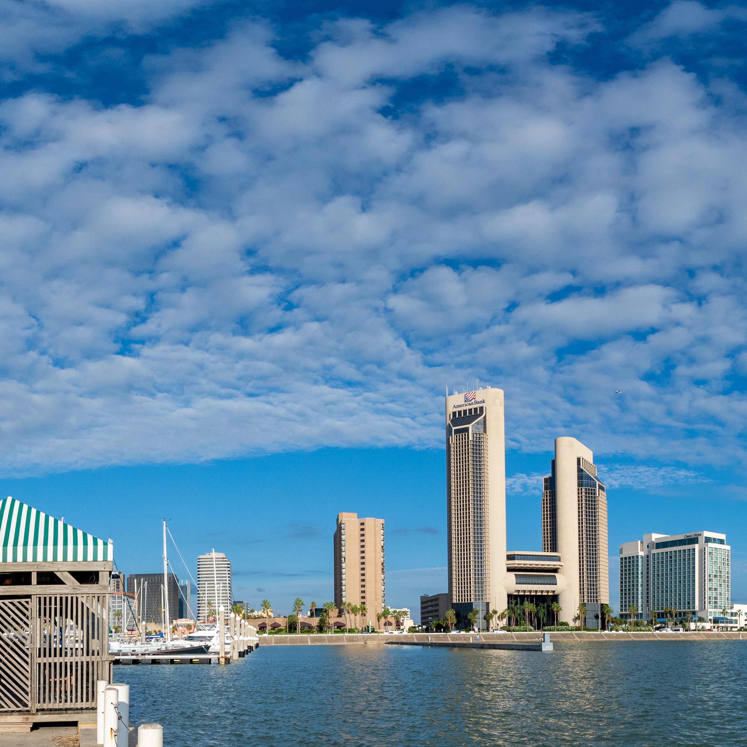 Corpus Christi Downtown Skyline