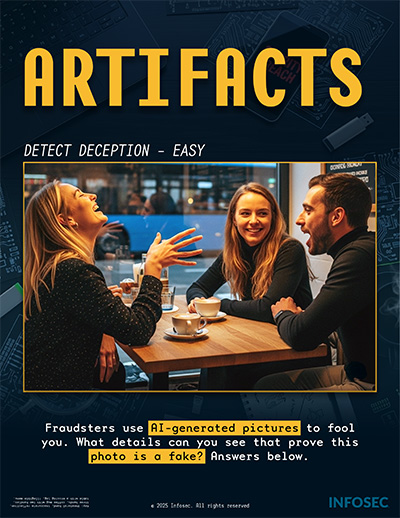 Artifacts, Detect deception - easy poster; select for the key
