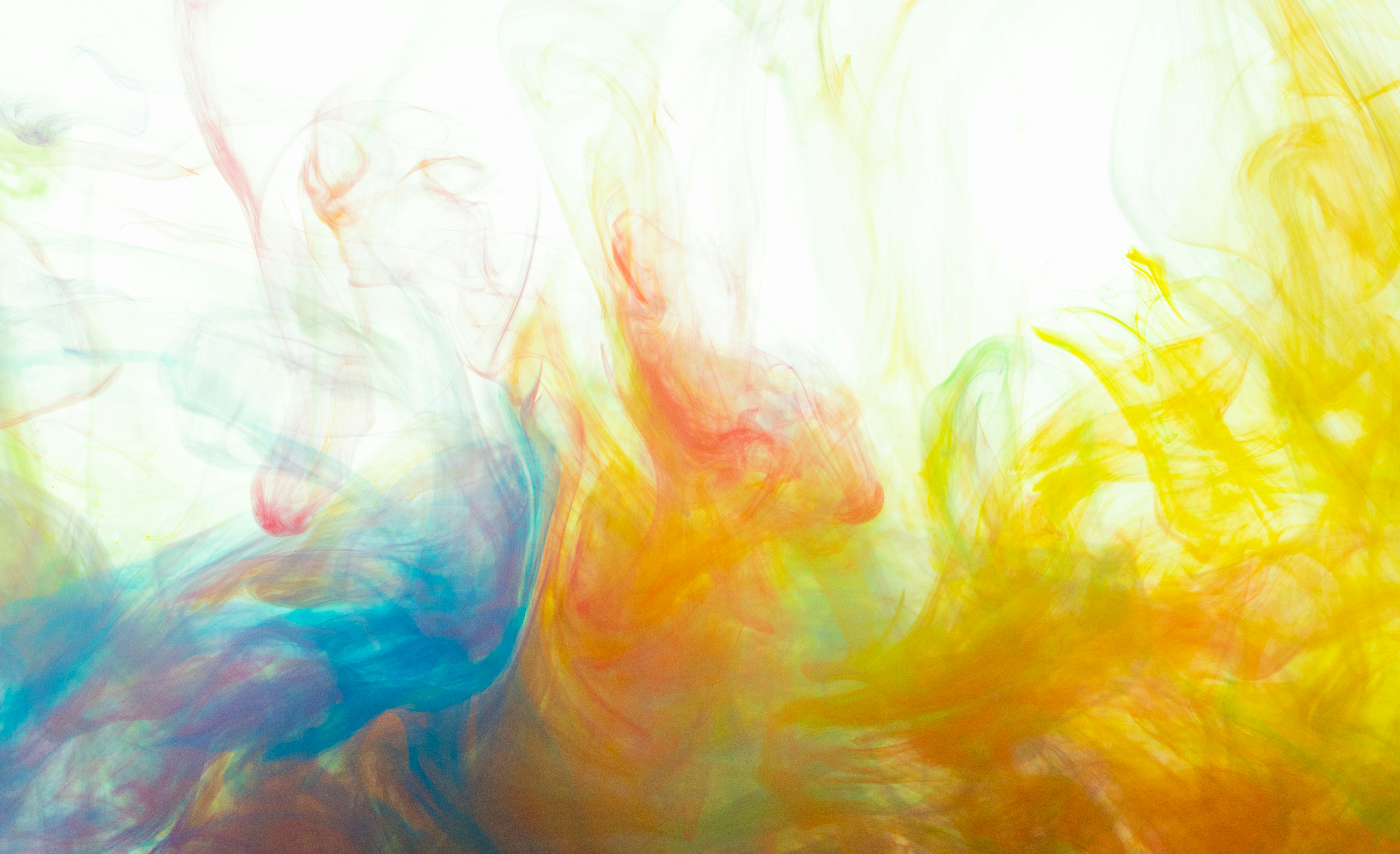 White, blue, red, and gold abstract stock by Engin Akyurt