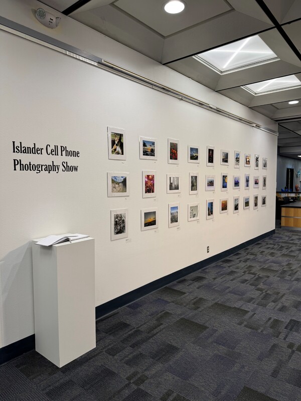 View of the Cell Phone Photography Show at the Mary and Jeff Bell Library 2025