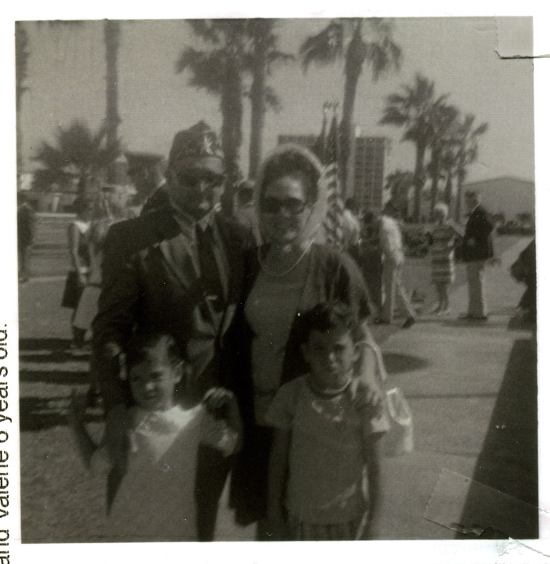Image of Arturo Vasquez wearing an American Legion cap.