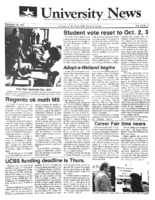 A photocopy of the physical university newspaper dated September 30, 1991