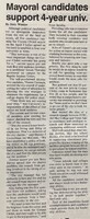 This is a photo of a newspaper article. 