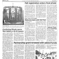 A photocopy of the physical university newspaper dated August 31, 1992