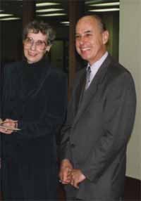 Mrs. Daniel E. Kilgore and then University President Dr. Robert R. Furgason, dated 1997-1998