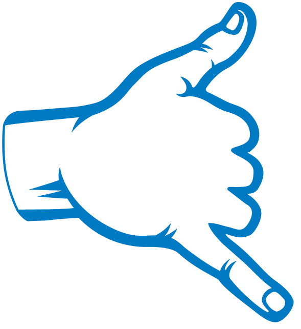 Shaka Hand Logo