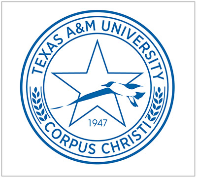 University Seal Blue on White