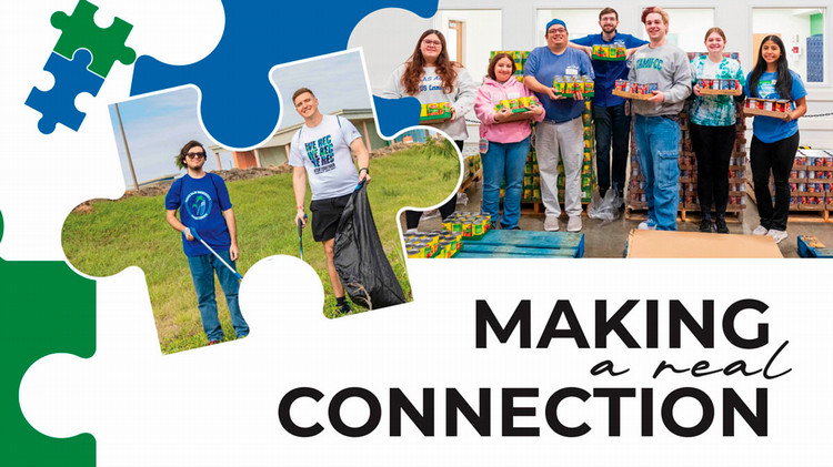 Islanders+give+back+through+Student+Volunteer+Connection+program.+