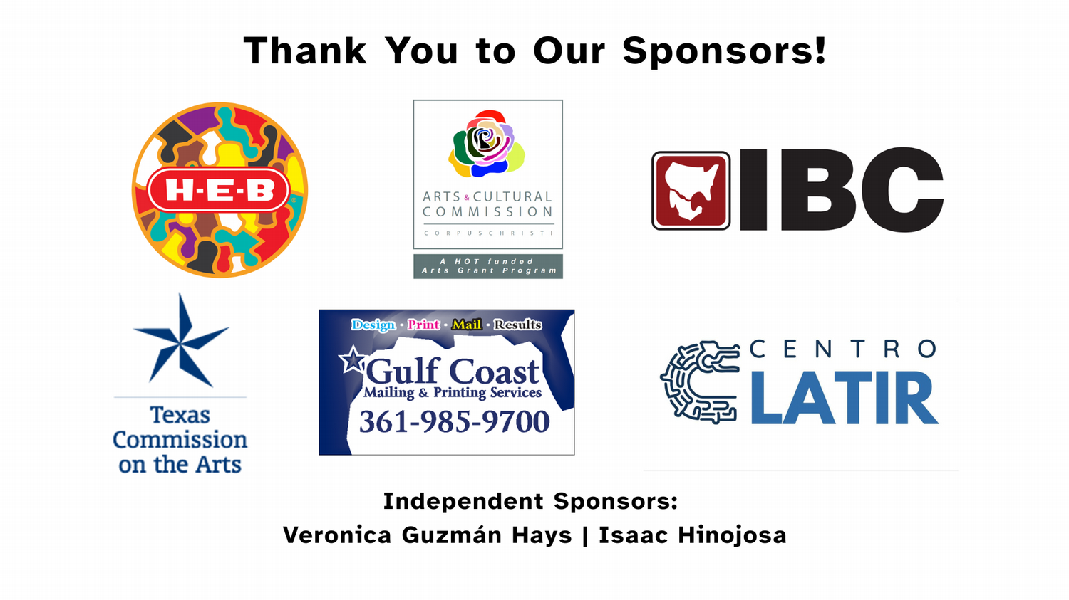 Festival Sponsors 2026