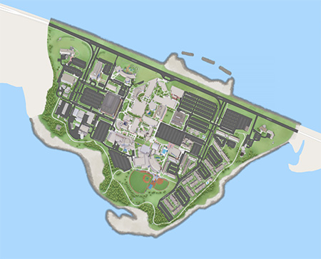 Graphic of Texas A&M University-Corpus Christi Map