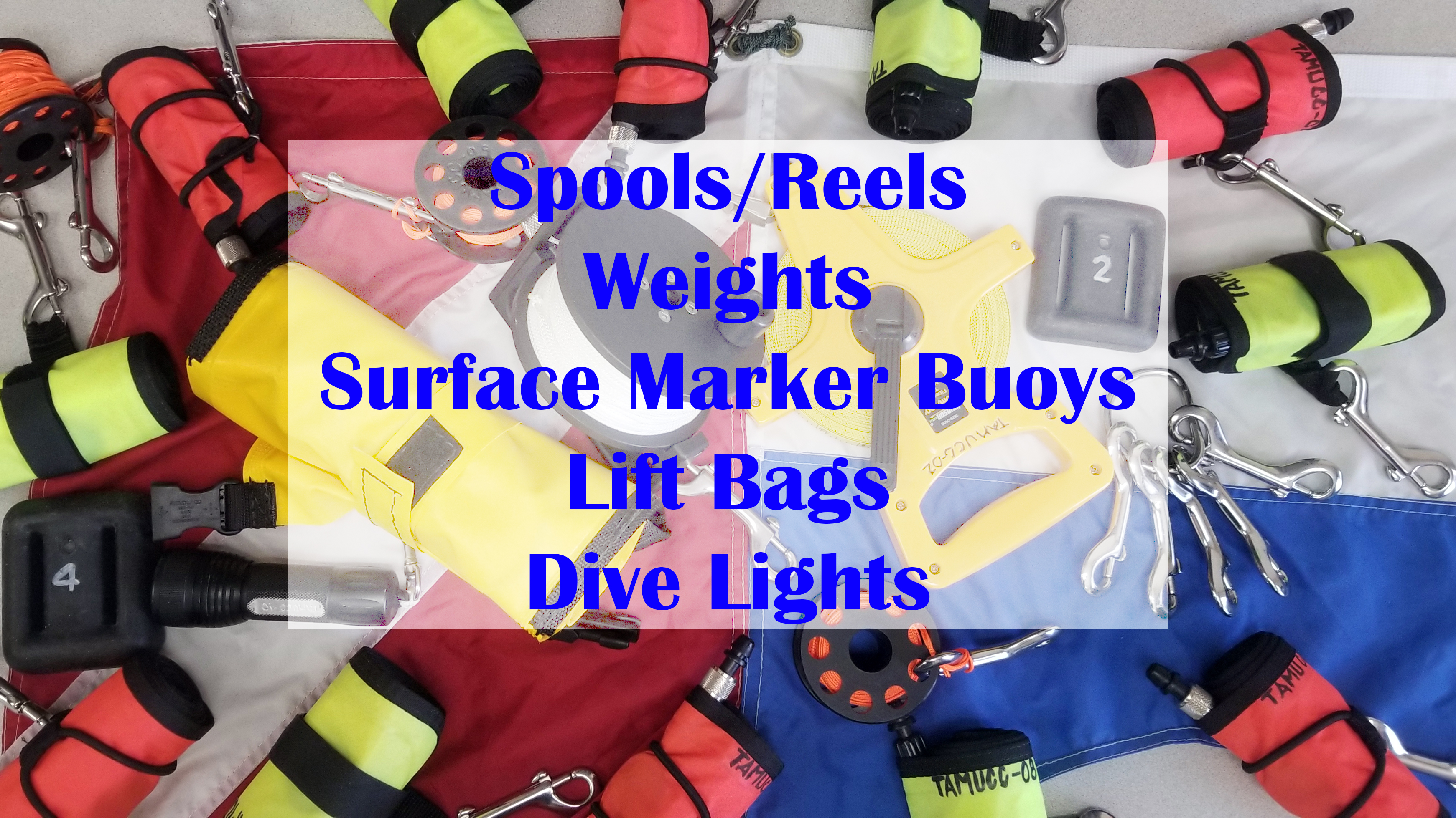 photo of dive accessories