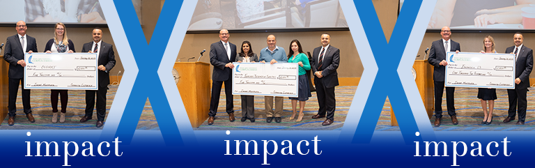 Grant recipients with Checks for broader impact programs