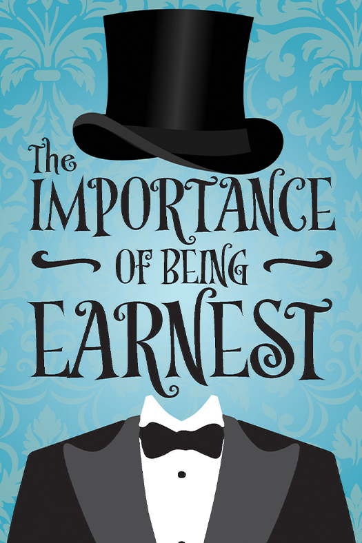 top hat and text