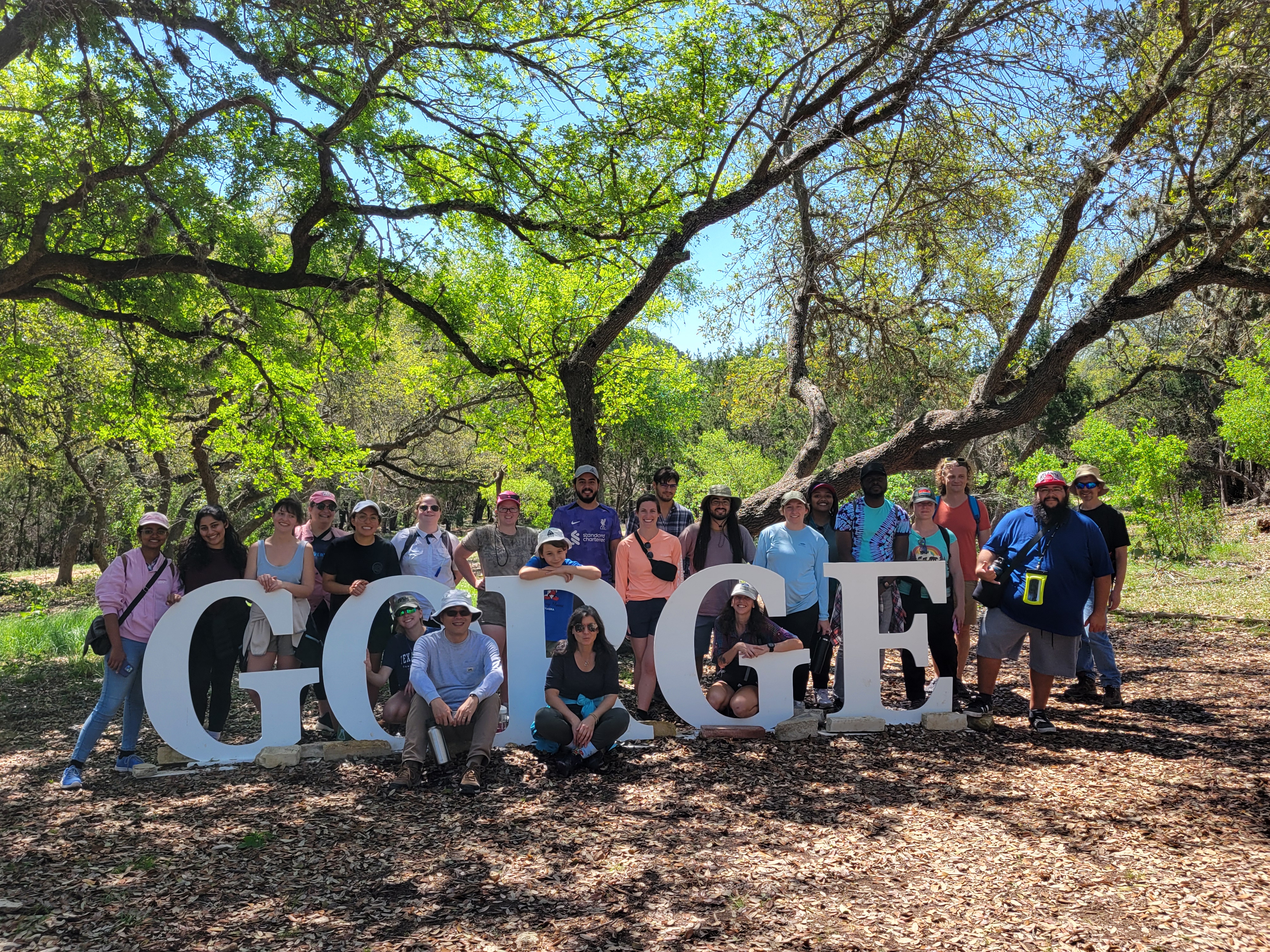 Group photo at the Gorge