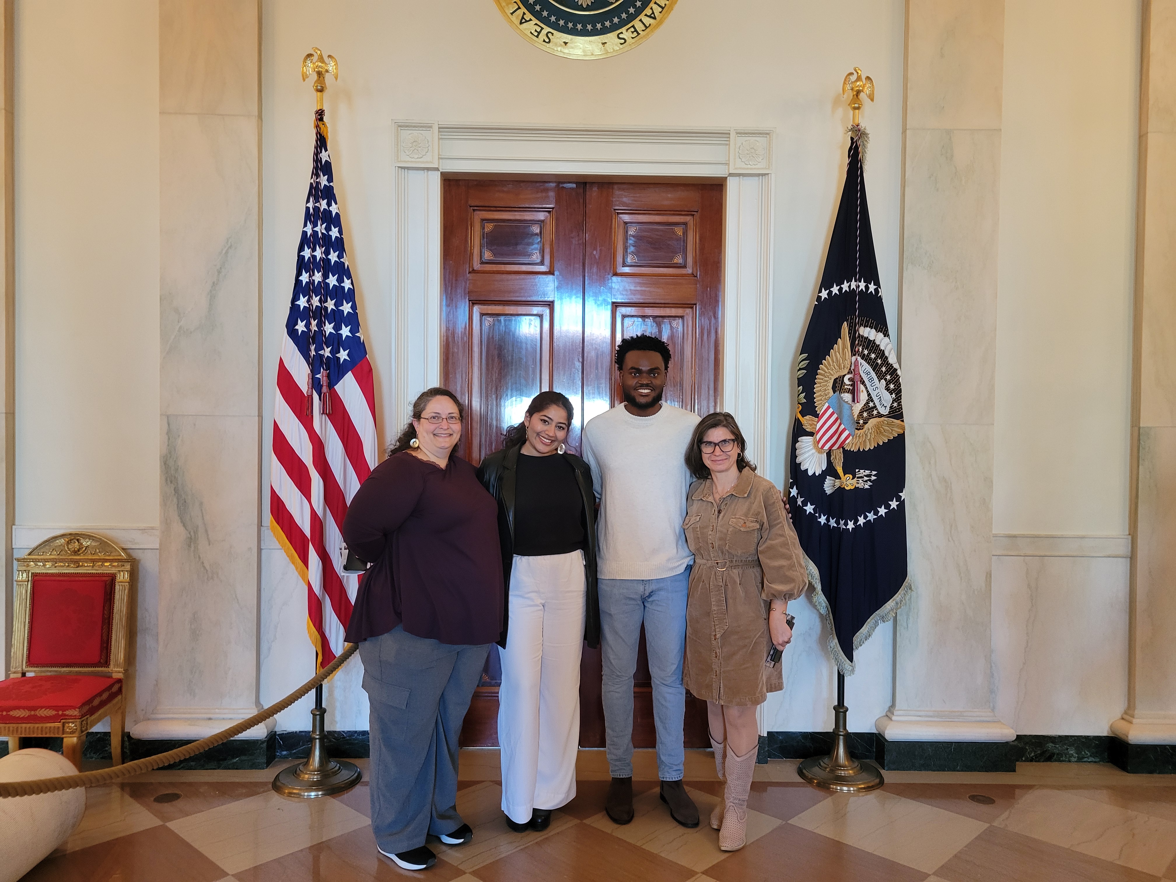 Group photo at the White House
