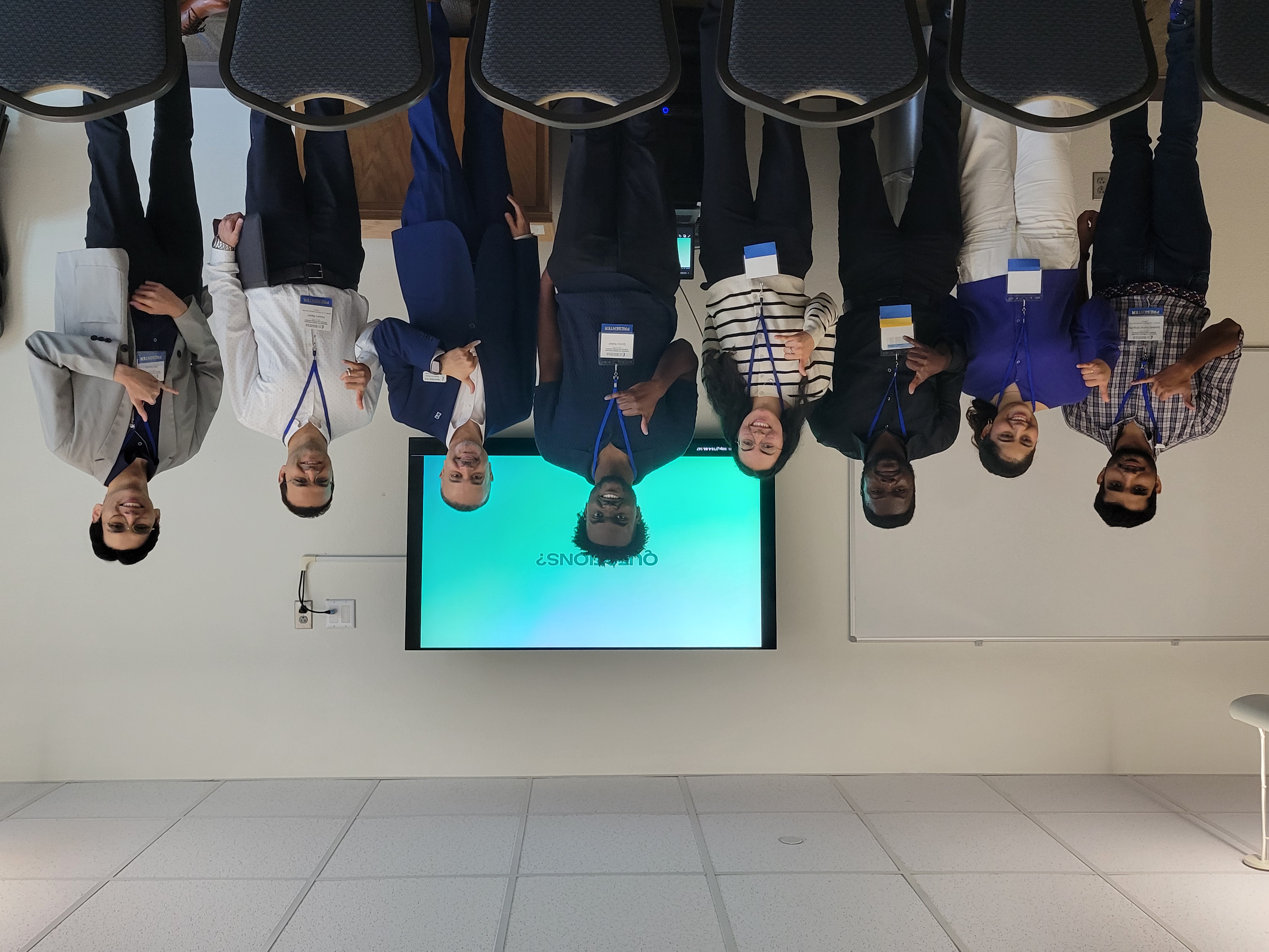 SSIRCA student presenters and Dr. Ahmed Mahdy group photo