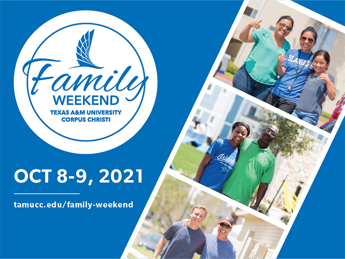 Family Weekend, October 8-9. Click for more information