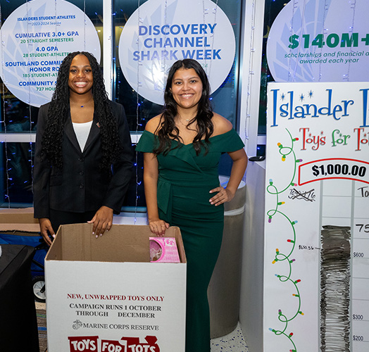 Toys for Tots Donation Box